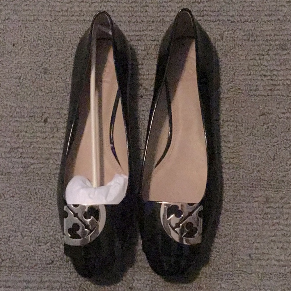 Black, Tori Burch flat shoes